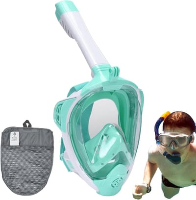 180° Panoramisch Duikbril - Anti-Fog Technologie - Waterdicht - Uniseks - Geschikt Voor Snorkelen En Zwemmen - Groente