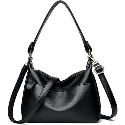 Dumplingtas Nieuwe Schoudertas Crossbodytas Koreaanse Stijl Trendy Lychee Patroon Handtas Dames Tas black