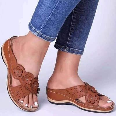 Sandales pour femmes Style romain Chaussures pour femmes Bout ouvert Chaussures pour dames Chaussures d'été Chaussures de plage Femme Sandale à plateforme Zapatos De Mujer 41 beige