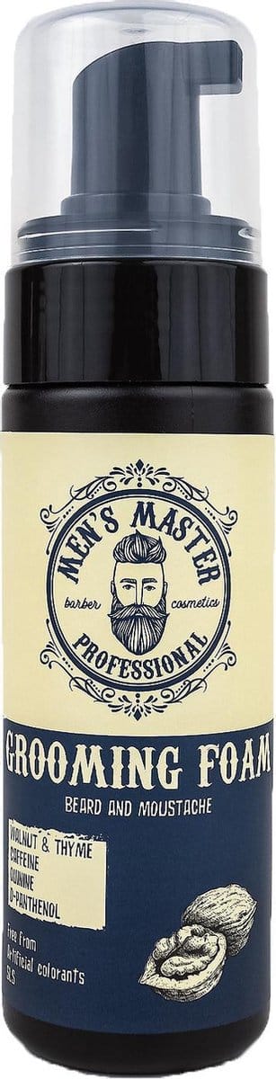 Men's Master Grooming Beard Foam – Vitaliserende en Verzorgende Baardschuim – Alternatief voor Baardolie en Baardbalsem – 150ml
