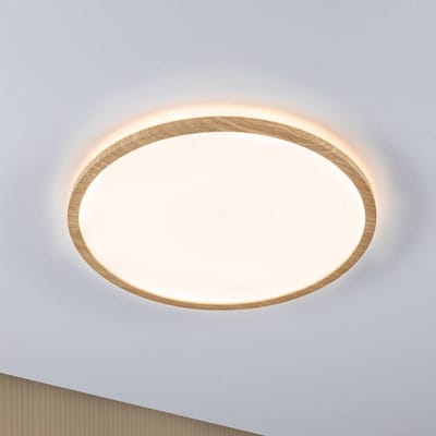 LED-paneel Atria Shine Backlight IP44 rond 420 mm 22W 2300lm 3000K Houtlook