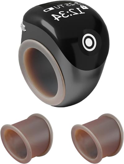 Vinger Teller - Digitale Clicker - Nauwkeurig Tellen - App Connectiviteit - Compact Ontwerp - Zwart