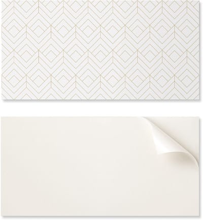 Zelfklevend vinyl wandpaneel 100x50 cm met geometrisch ruitpatroon