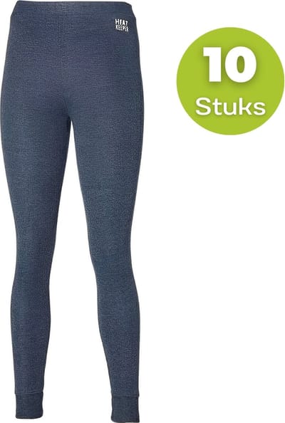 Thermobroek - Dames - Antraciet - S- Set van 10