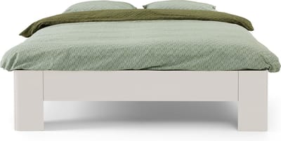 B Bright Fresh 500 Bed 90x200cm - Bedframe Wit - Eenpersoonsbedden - Instaphoogte: 50cm