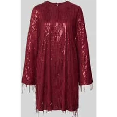 mini-jurk met ronde hals model 'Lantra'