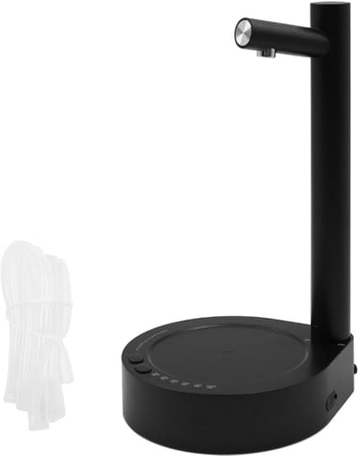 Dailygoods - USB draagbare oplaadbare waterkandispenser - Compact en gebruiksvriendelijk - Zwart - Ideaal voor thuis en kantoor - Waterdispenser voor...