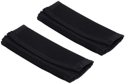 Dailygoods- Handgreep Cover Zwart - Kinderwagenaccessoires - 2 Stuks - Nylon - 13cm x 13,5cm - Handwas - Kinderwagenhoes