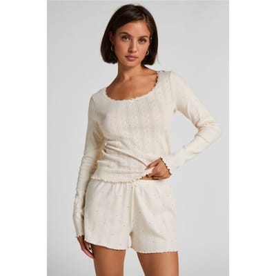 Hunkemöller Pointelle Short Wit