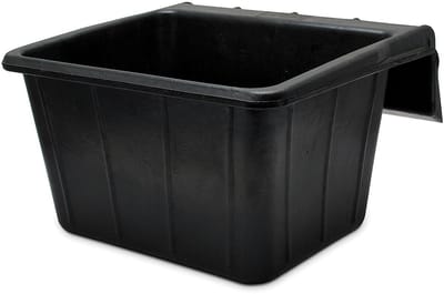 VOEDERBAK RUBBER RECHTHOEKIG 25L