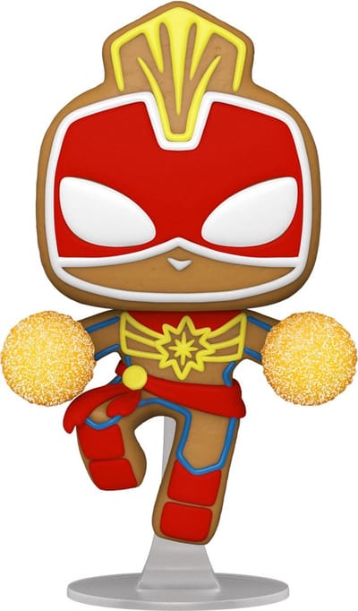 Funko! - Pop! Vinyl - Marvel: Marvel Holiday Gingerbread Captain Marvel (50661) - Figuur