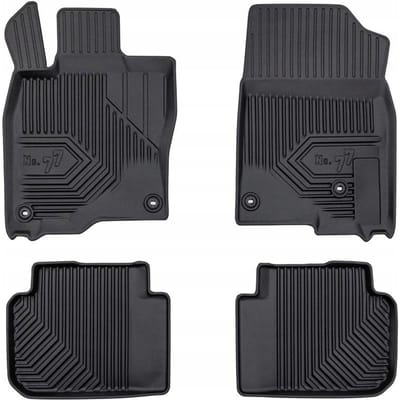 Frogum - No.77 - Automatten 3D - Geschikt voor HONDA CIVIC XI vanaf 2022 - Ook voor Hybrid - 4-delig - TPE Rubber - Zwart