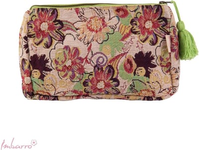 Imbarro - Pouch - Toilettas - Beautybag - Laurel - Jaquard - 35x20cm
