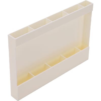 Support Mural pour Pailles en Plastique Réutilisable Organisateur de Pailles Pour Porte d'Armoire Plan de Travail Blanc blanc