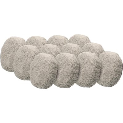 Wasbare dweildoekvervanging voor HOBOT 168/188 Glazenwasrobot Microfiber 12 PCS grijs