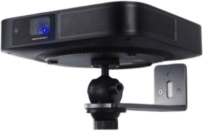 Projector Beugel - Muurbeugel Projectorstandaard - Thuisbioscoop Inrichting - Universele Aluminium Constructie - Wit
