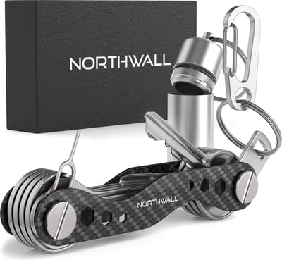 Carbon Sleutelhanger - Sleutel Organizer - 2 tot 20 Sleutels - Key Organizer