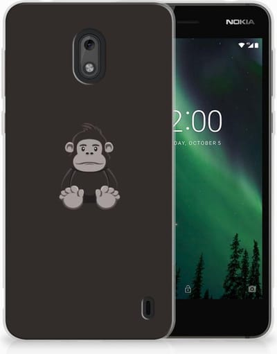 Nokia 2 Telefoonhoesje met Naam Gorilla
