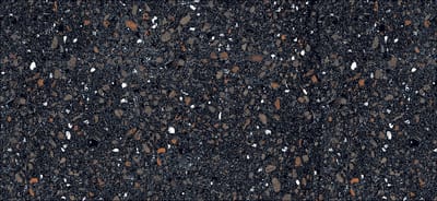 MD Entree - Design mat - Universal - Terrazzo Black - Vloerkleed - Antislip - Machine wasbaar - 67 x 150 cm