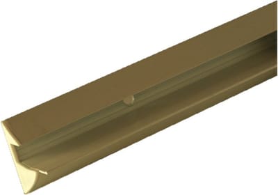 Spurlux klemplankdrager 18mm wit 100cm