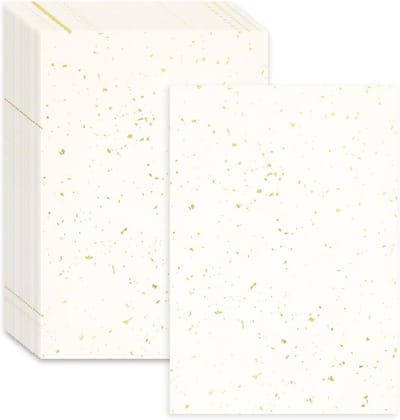 50 Vel A4 Ivoor Papier voor Afdrukken, 120gsm, Ideaal voor Certificaten, Bruiloften en Menukaarten