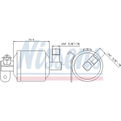 Droger, airconditioningsysteem NISSENS 95204