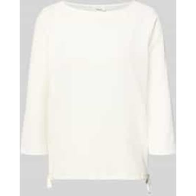 T-shirt met bootnek met all-over print casual fit dames s.Oliver