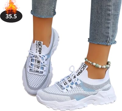 Livano Schoenen Dames - Sneakers - Comfortabel - Sportief - Casual - Volwassen - Blauw - Maat 35.5