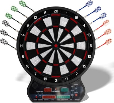 Elektronisch Dartbord Soft Tip voor 8 Spelers met 27 Spellen