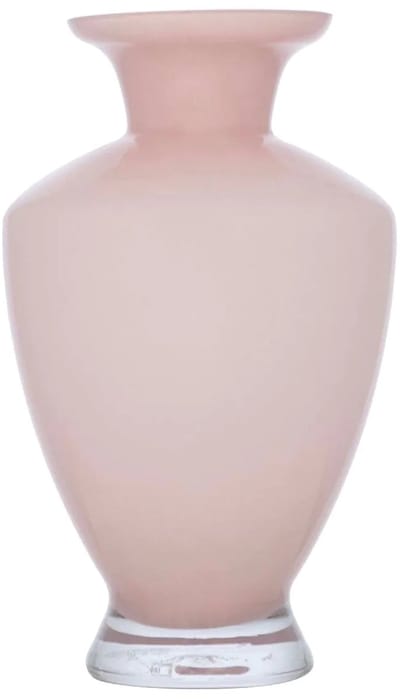 Vaas Rosy | Medium | Mondgeblazen glas | Roze | uniek model | 14,5 x14,5 x 20,5
