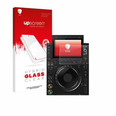upscreen - Screenprotector voor Pioneer CDJ 3000X - Folie Beschermfolie Beschermglas transparant