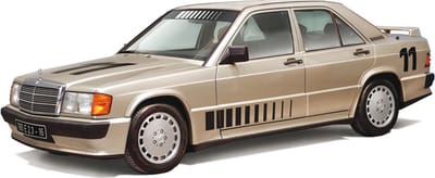 Italeri Modelbouwpakket Auto - 3624 Mercedes-Benz 190E 2.3 16v Car Plastic - 1:24 - Modelbouw