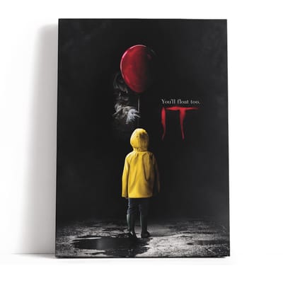 Decorsome x IT Chapter 1 (2017) It Chapter One You'll Float Too Rectangular Canvas - 12x18 inch