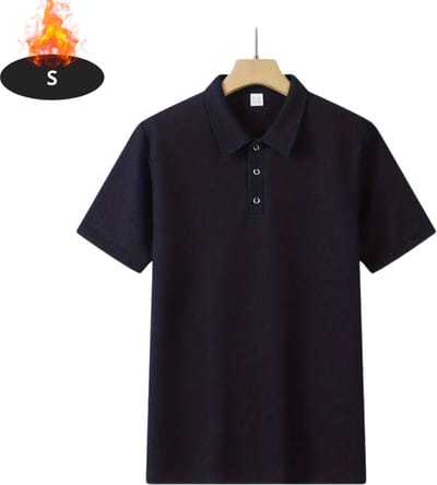 Livano Poloshirt Heren - T-Shirt Heren - Shirt - Overhemd - Polo Shirt - Marineblauw - S