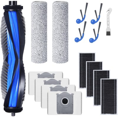 Dailygoods- Accessoireset vervanging ECOVACS DEEBOT T80 OMNI - stofzuigeraccessoires - stofzuigeronderdelen - stofzuigerborstel - stofzuigerslang - stofzuigermondstuk universeel - hoogwaardige kwaliteit