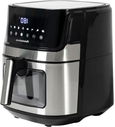 Smart Air Friteuse - Heteluchtpan - Gezond Koken - Wifi Bediening - 65 Liter - Zwart