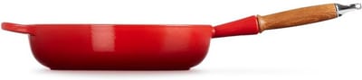 Le Creuset Hapjespan Signature Sauteuse - Kersenrood - Ø 28 cm / 3,6L - Geëmailleerde Anti-aanbaklaag - Duurzaam, Vaatwasserbestendig en Ideaal voor Sauteren en Braden