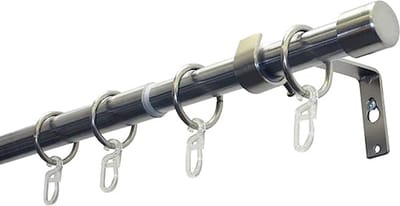 Gordijnstokken set - gordijnroede Stevig material - Uitschuifbaar - Gordijnstang - Gordijnrails 120-190 cm