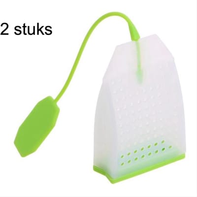 CHPN - Theezakje - Thee filter - Zakje voor losse thee - Thee - Thee accessoire - Theemelange - Zelf the maken - Thee zetten - Kopje thee - Theezeef - Theefilter - 2 stuks