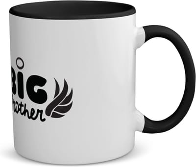 Akyol - big brother koffiemok - theemok - zwart - Broer - oudere broer - cadeau - verjaardag - oudere broer - familie - 350 ML inhoud