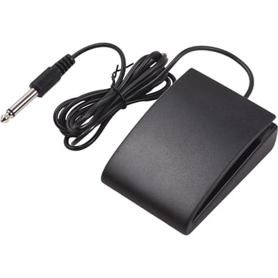 6,35 mm Interface Compact Sustain Pedaal Universeel Pedaal Bodem Antislip Stil voor Muzikaal Square zwart