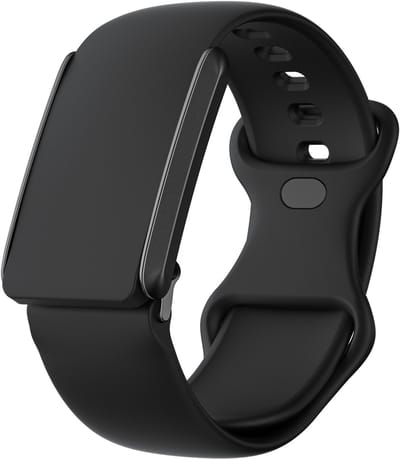 Strap-it Siliconen bandje met druksluiting - geschikt voor de Whoop 4.0 (zwart)