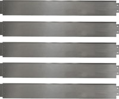 OK-Living Gazonrand – 100 x 14 cm 5 meter Zilver