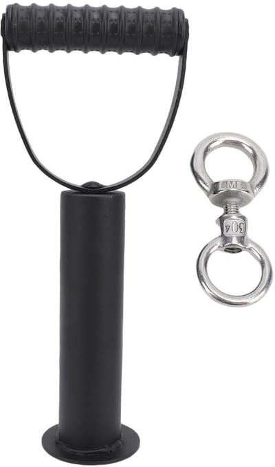 Dailygoods - Belastbare Halterschijf Kettlebell-handgreep, Draagvermogen 100 Kg