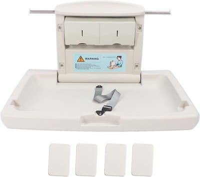 Baby Verschoontafel - Luier Station - Veilig Luiers Verwisselen - Inklapbaar Wandmodel - 85 x 60 cm