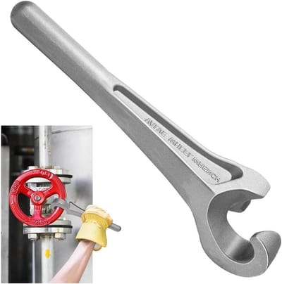 Ventielmoersleutel - Wielgereedschap - Bandonderhoud - Gegoten Aluminium - 1-3/4 inch - Zilver
