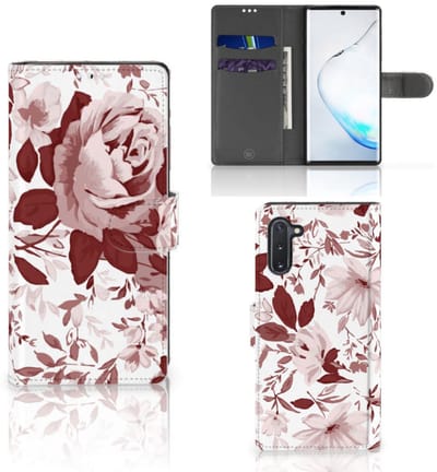 Hoesje Samsung Galaxy Note 10 Watercolor Flowers