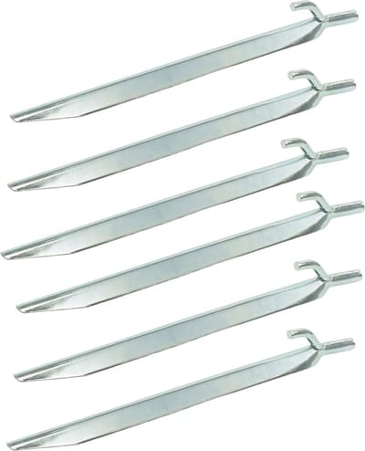 Proplus Tentharing Met Haak 25 Cm Staal Zilver Per 6 Stuks