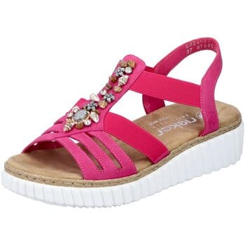 Rieker Sandalen Plat Sandalen Plat - Fuchsia - Maat 38