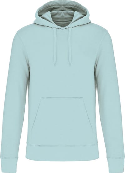 Ecologische herenhoodie met capuchon merk Kariban Ice Mint - S